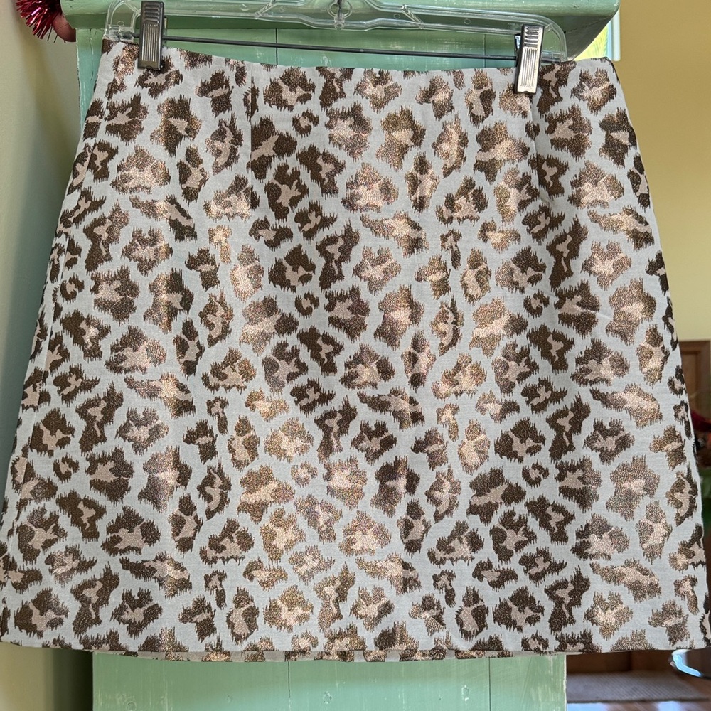 Lilly Pulitzer Animal Print A-Line skirt